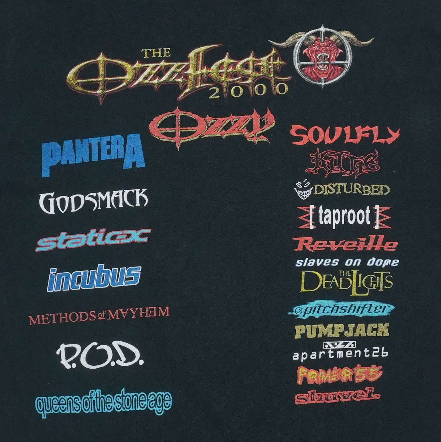 2000 Ozzfest Shirt