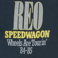 1984 REO Speedwagon Wheels Are Turnin' Tour Shirt Detail 3