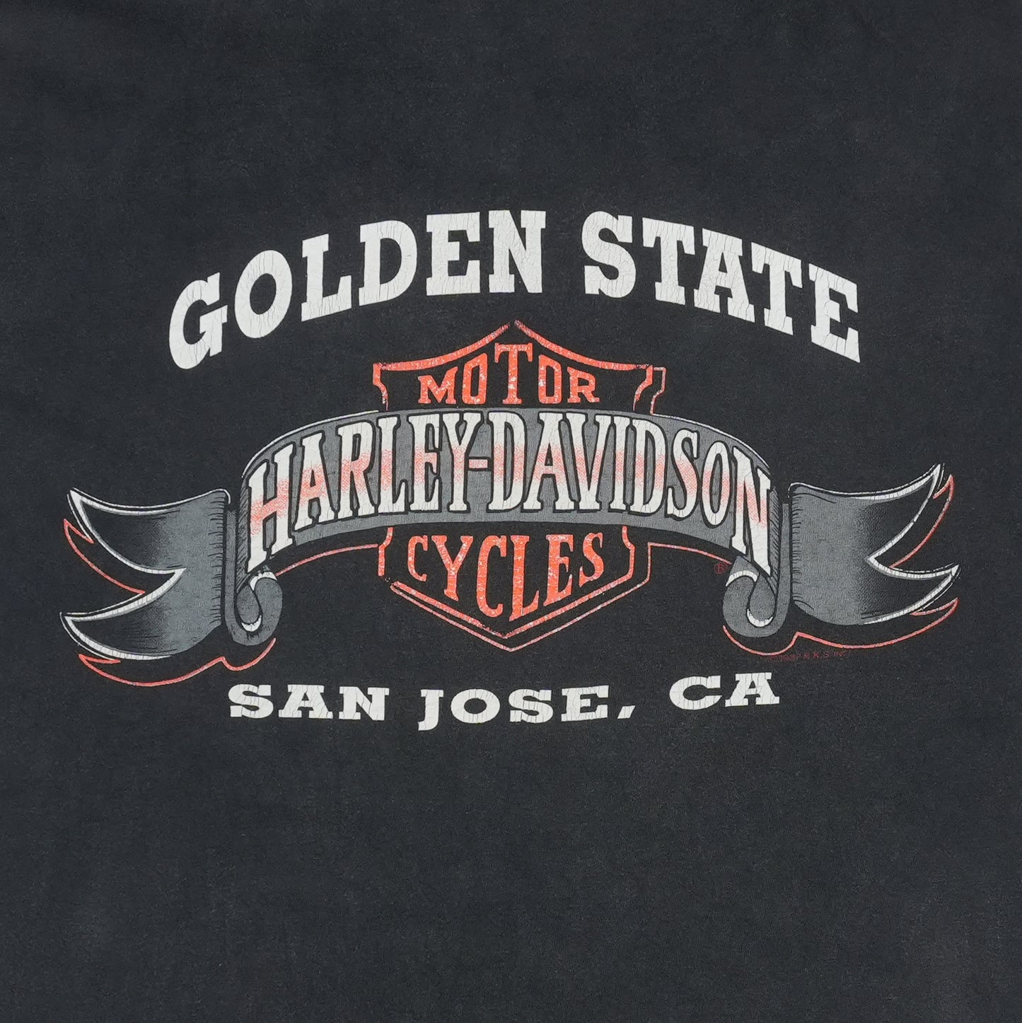1990s Harley Davidson Ride Free Shirt