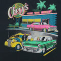 1990s Old Chevys Diner Hot Rod Shirt Front Graphic 1