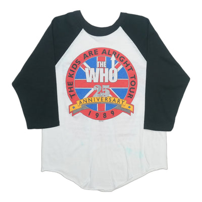 1989 The Who The Kids Are Alright Tour Raglan Shirt