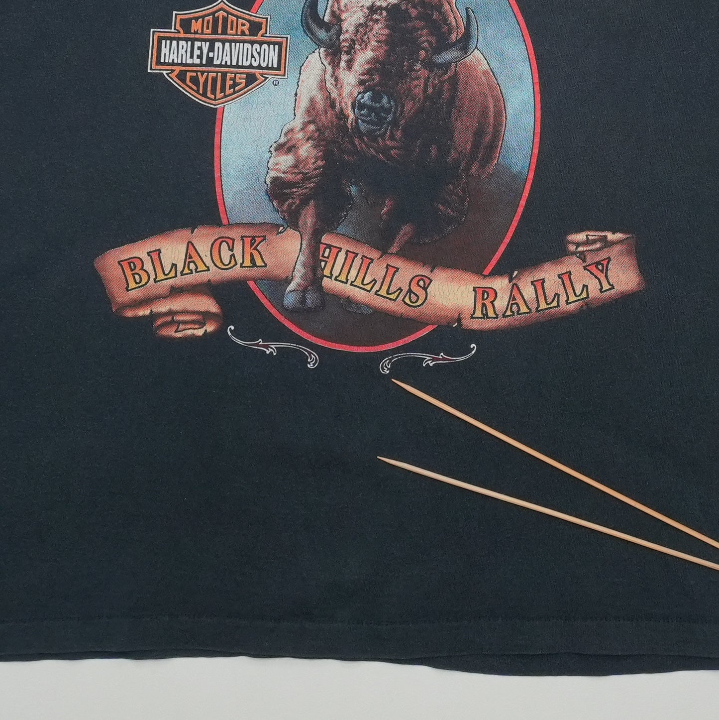 1993 Harley Davidson Sturgis Black Hills Shirt Tag