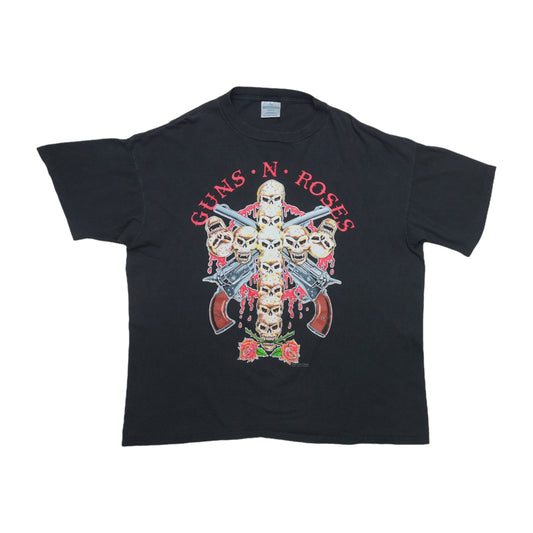1991 Guns N Roses Use Your Illusion Tour Shirt Front