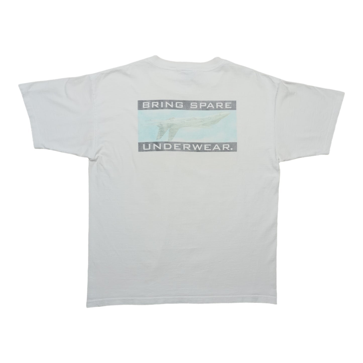 1990s Magic Edge Bring Spare Underwear Shirt Back