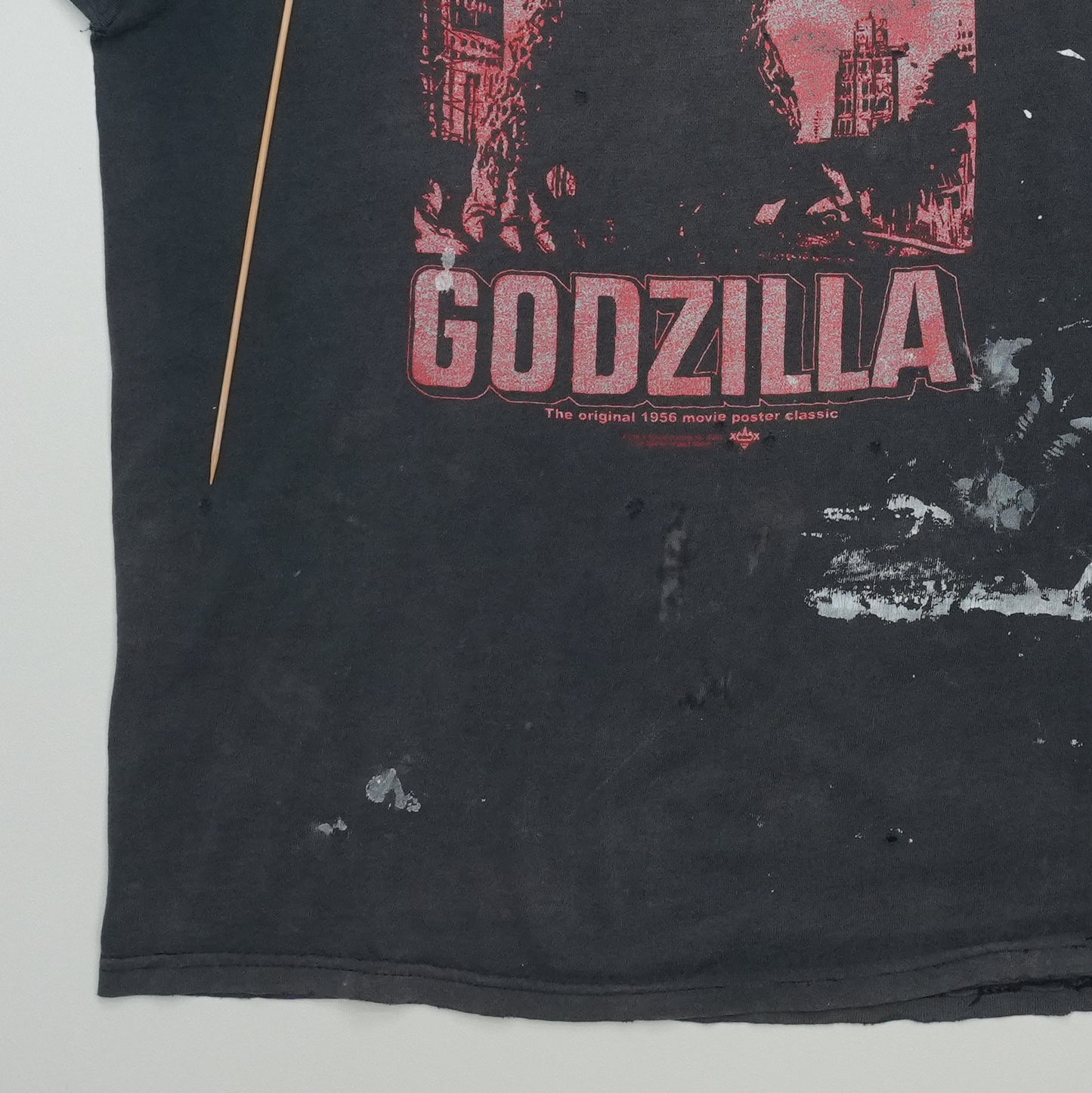 2000s Godzilla Shirt Back Detail 1