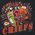 1993 Kansas City Chiefs Tasmanian Devil Shirt Detail 2