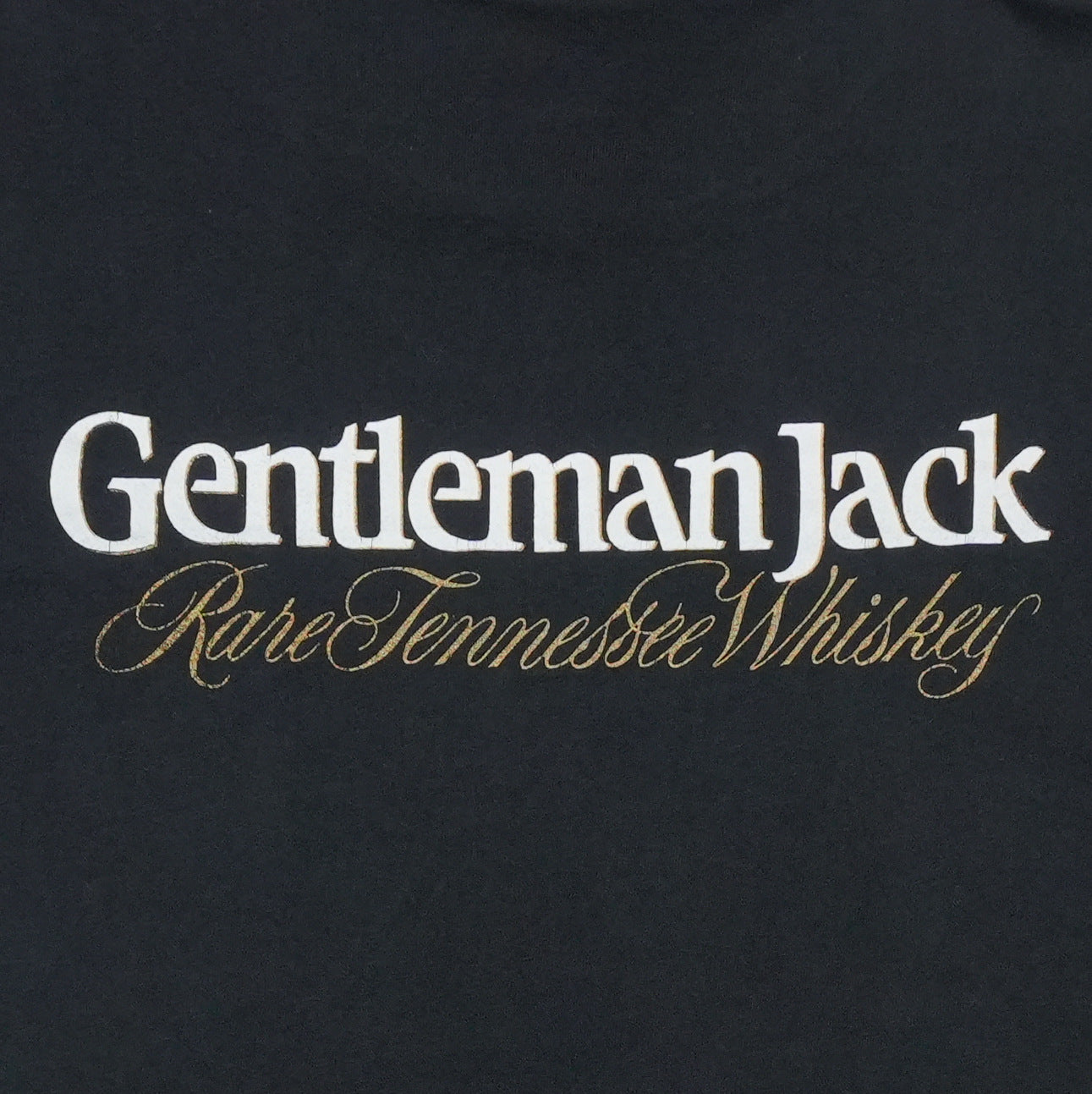 1990s Gentleman Jack Rare Tennessee Whiskey Shirt Back Detail 1