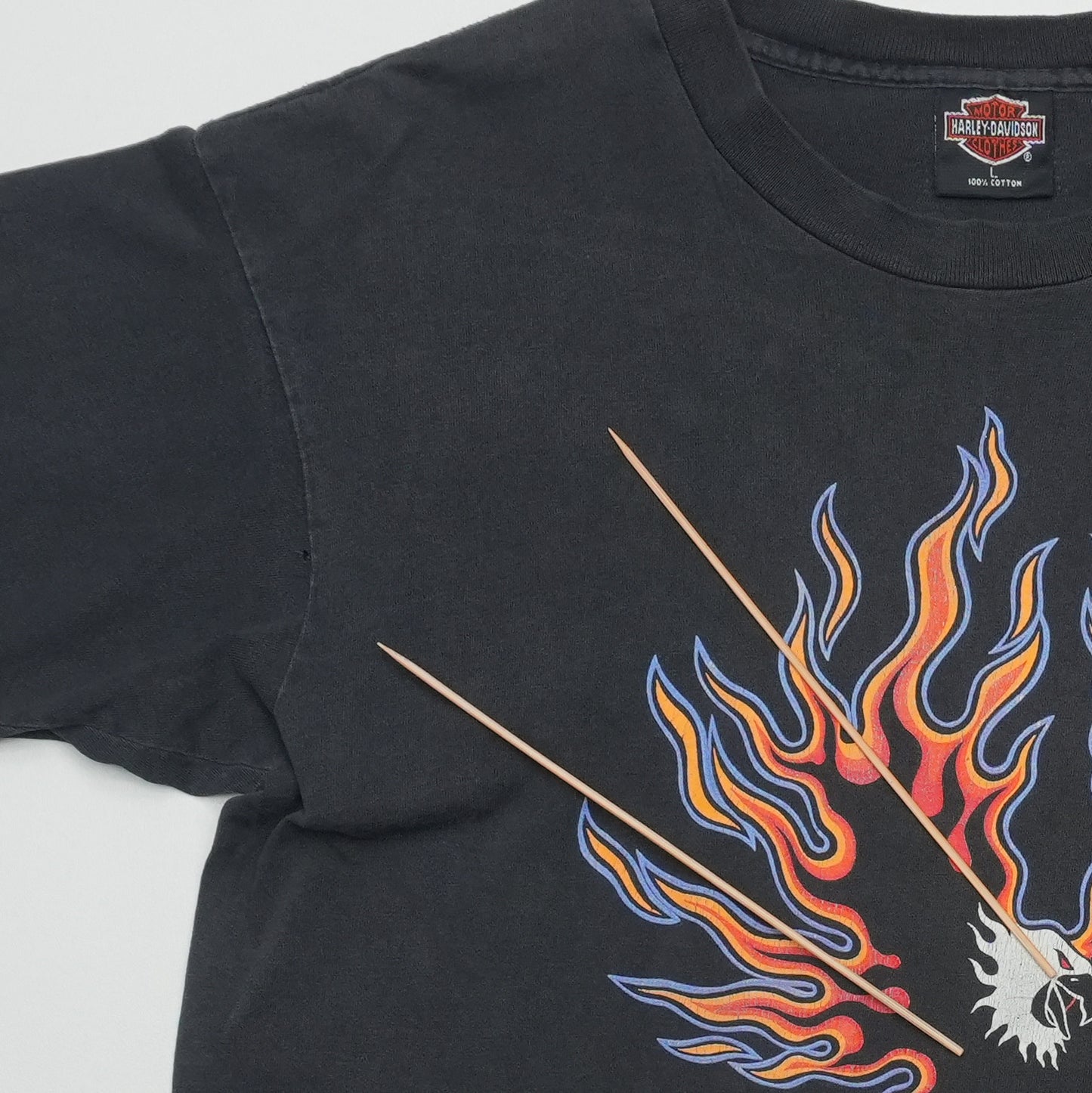 1994 Harley Davidson Billings Montana Shirt Back Detail 1