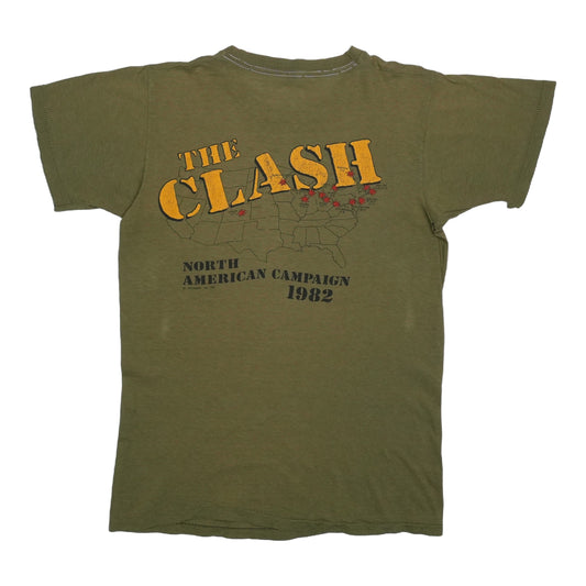 1982 The Clash North American Campaign Shirt Back