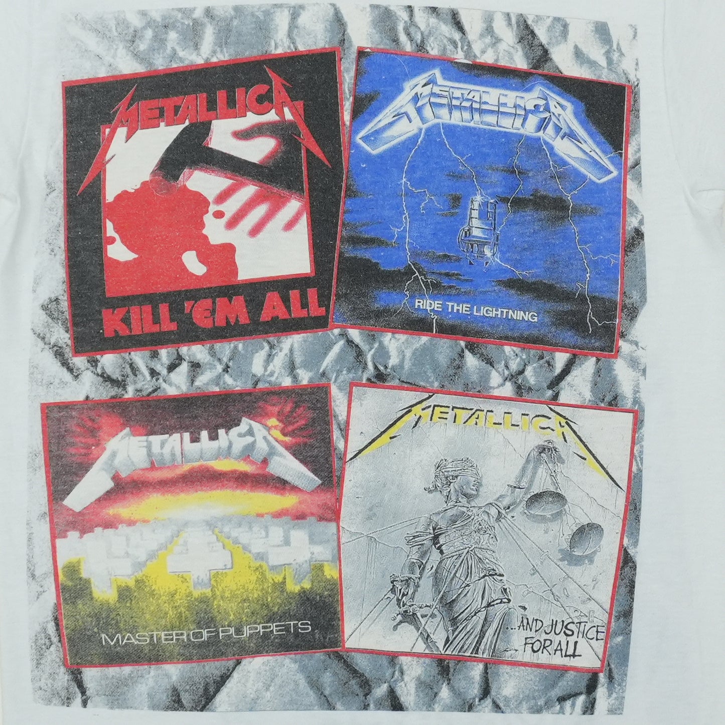 1990s Metallica And Justice for All Shirt Detail 4