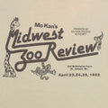 1982 Mo Kans Midwest Zoo Review Shirt Detail 2