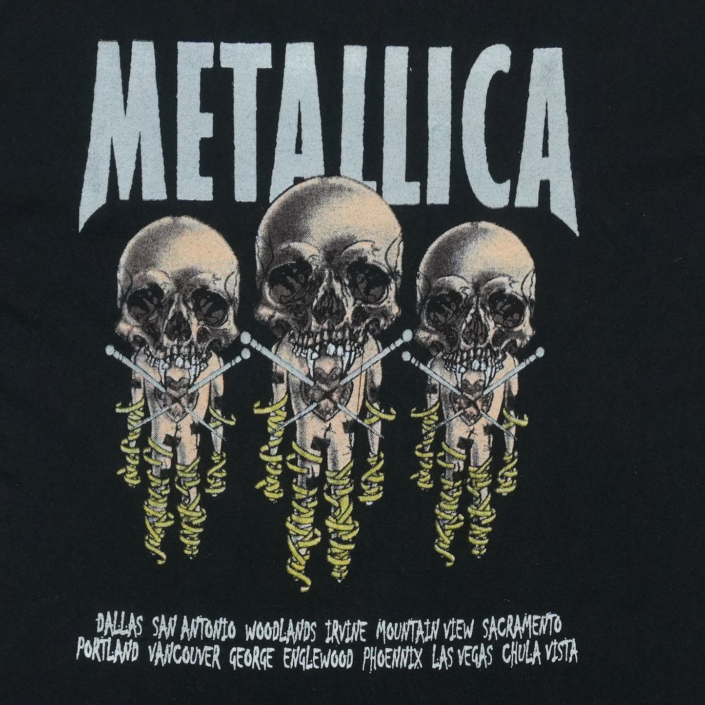 2000s Metallica Pushead Fixxxer Tour Shirt Detail 2