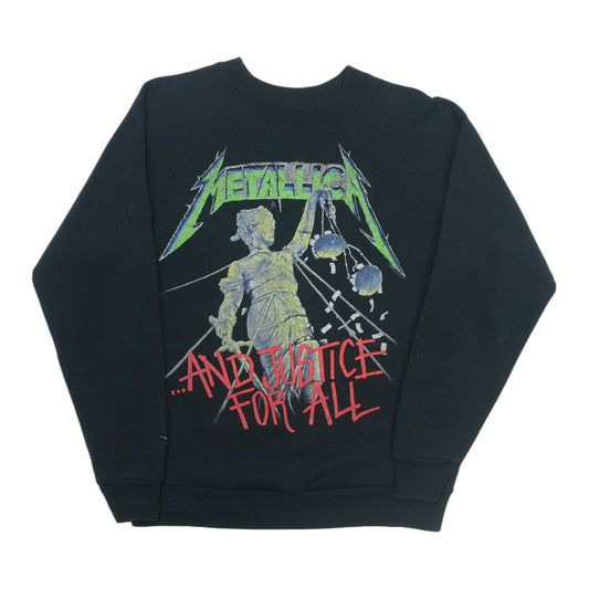 1988 Metallica And Justice For All Tour Sweatshirt Front