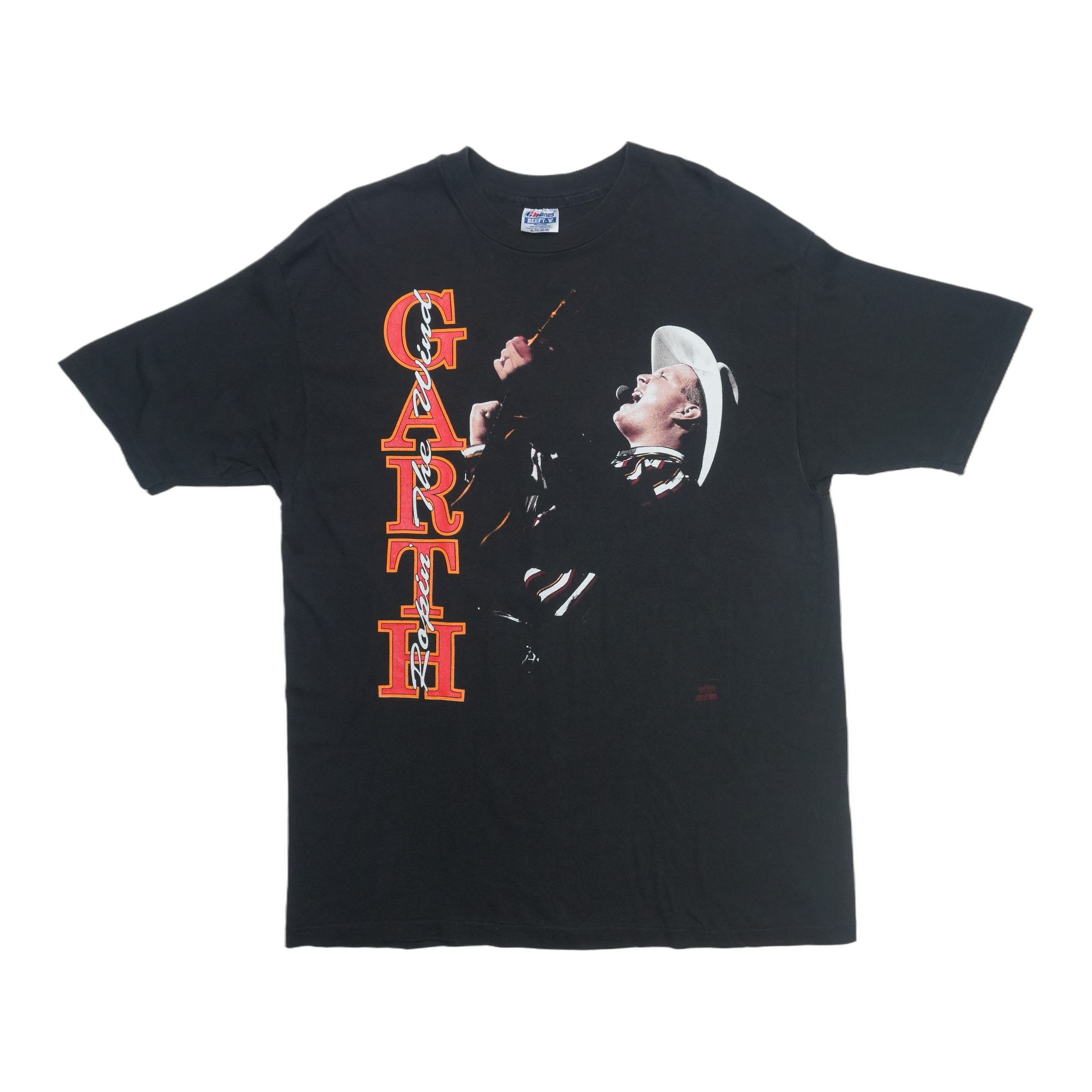 1990s Garth Brooks Ropin The Wind Shirt Front