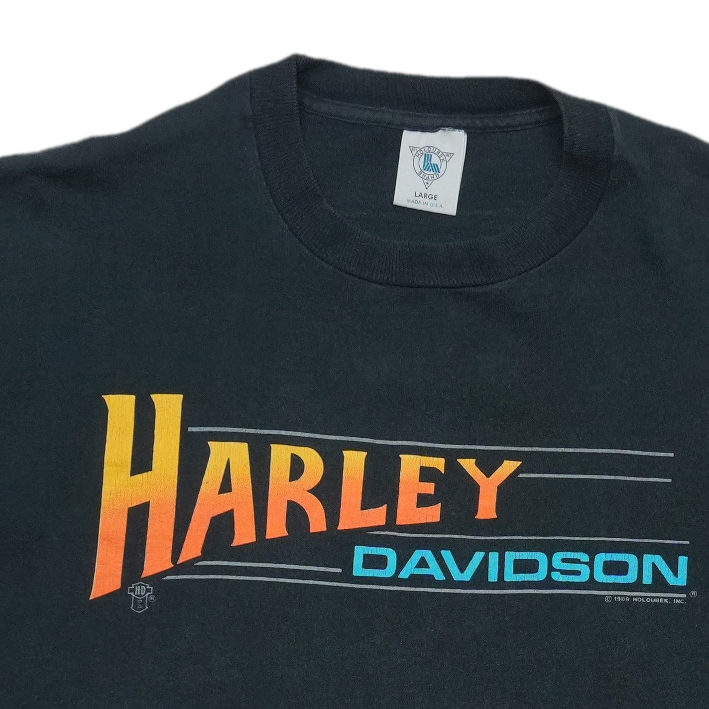 1989 Harley Davidson Junction City Kansas ShirtFront Graphic