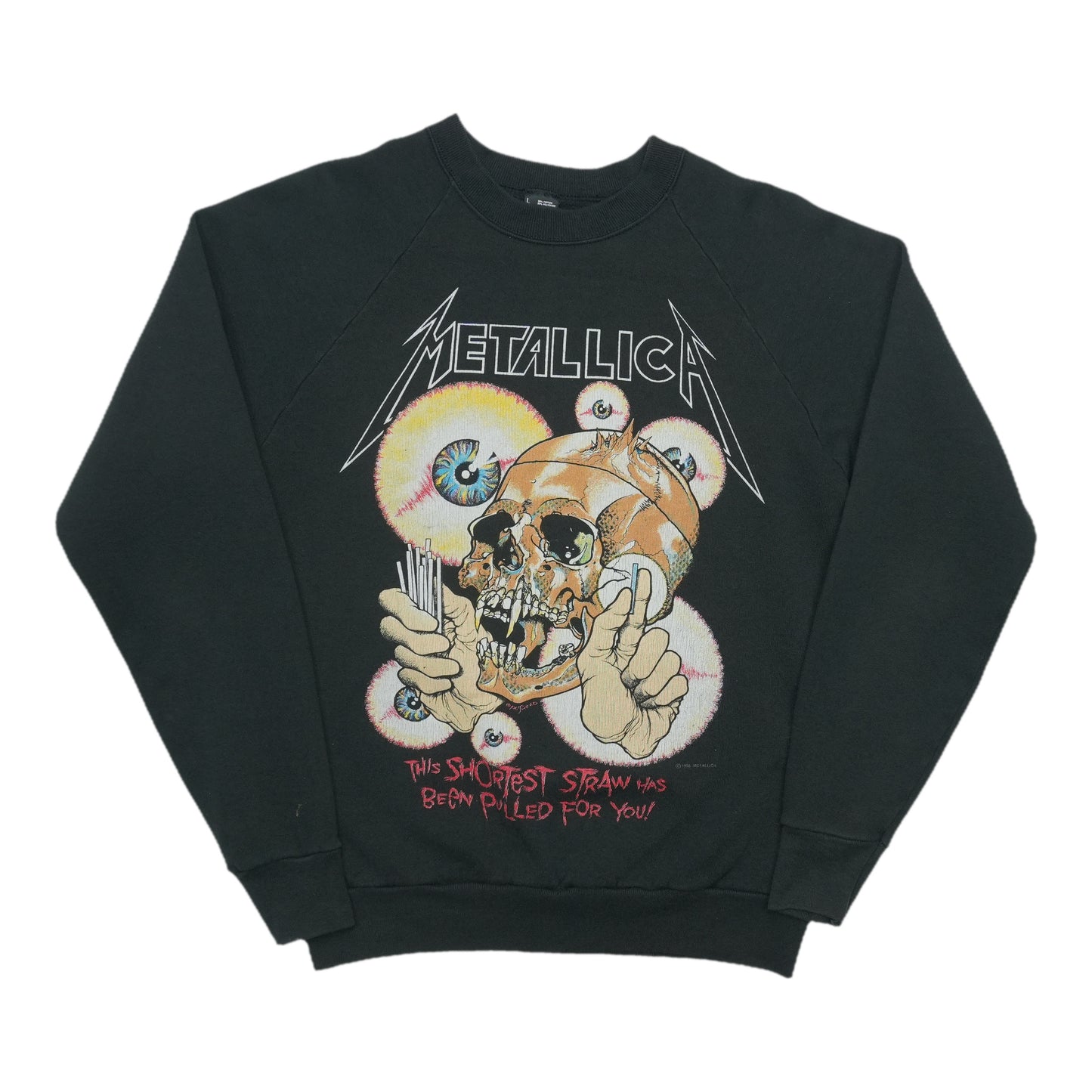 1990s Metallica Shortest Straw Sweatshirt Front