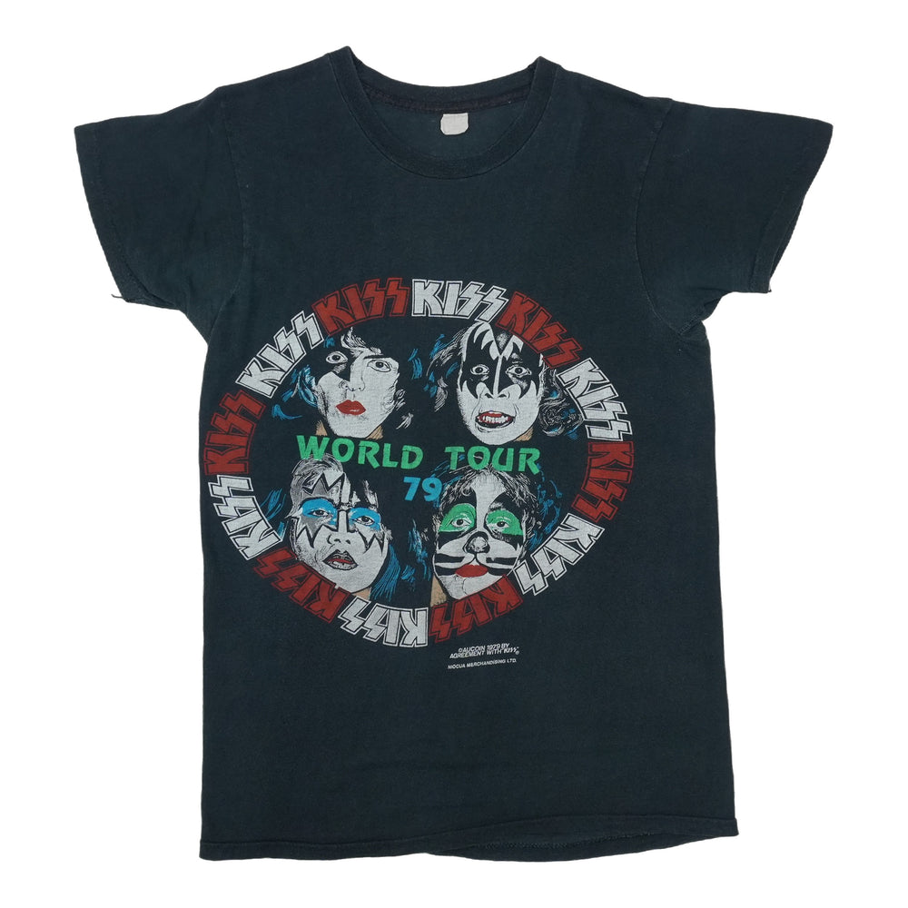 1979 KISS Dynasty World Tour Shirt Front