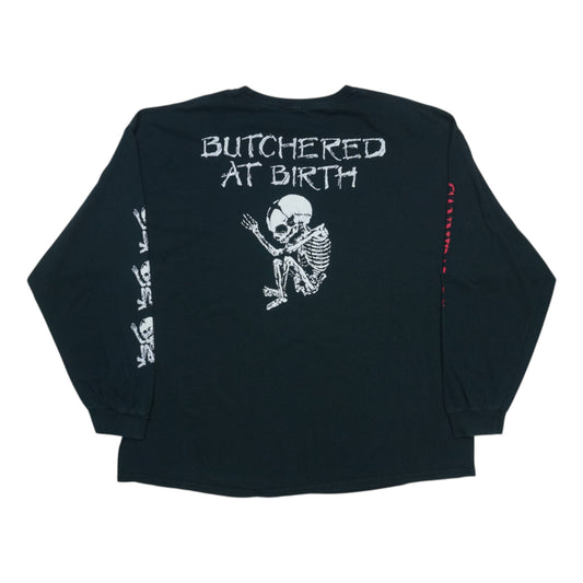 1990s Cannibal Corpse Butchered at Birth Long Sleeve Shirt Back