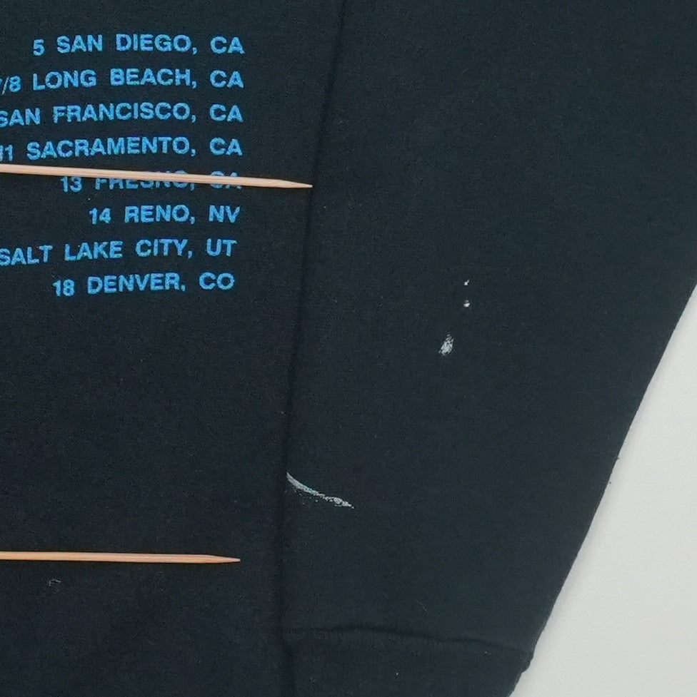 1988 Metallica And Justice For All Tour Sweatshirt Detail 7