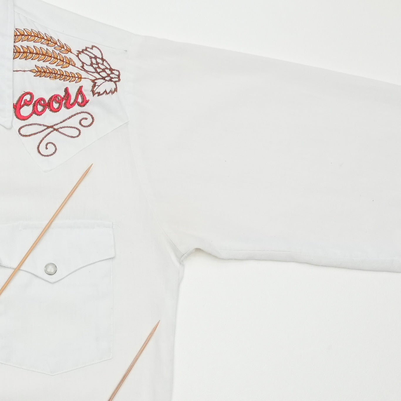 1970s Coors Western Shirt Detail 2