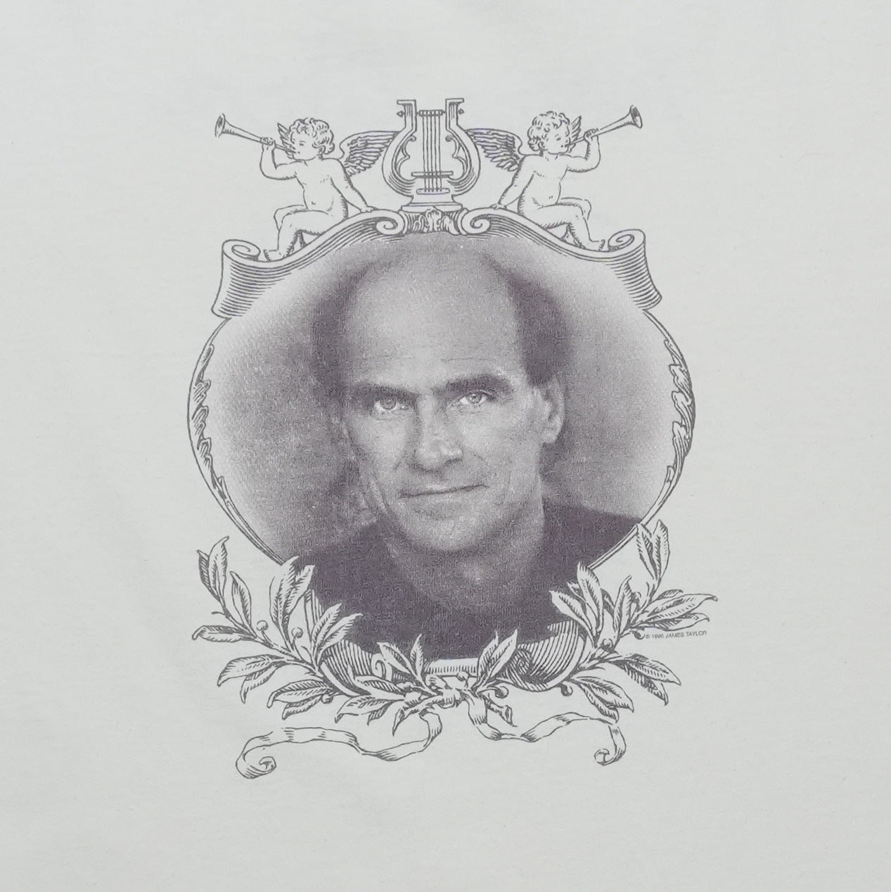1996 James Taylor With Orchestra Winter Tour Shirt Detail