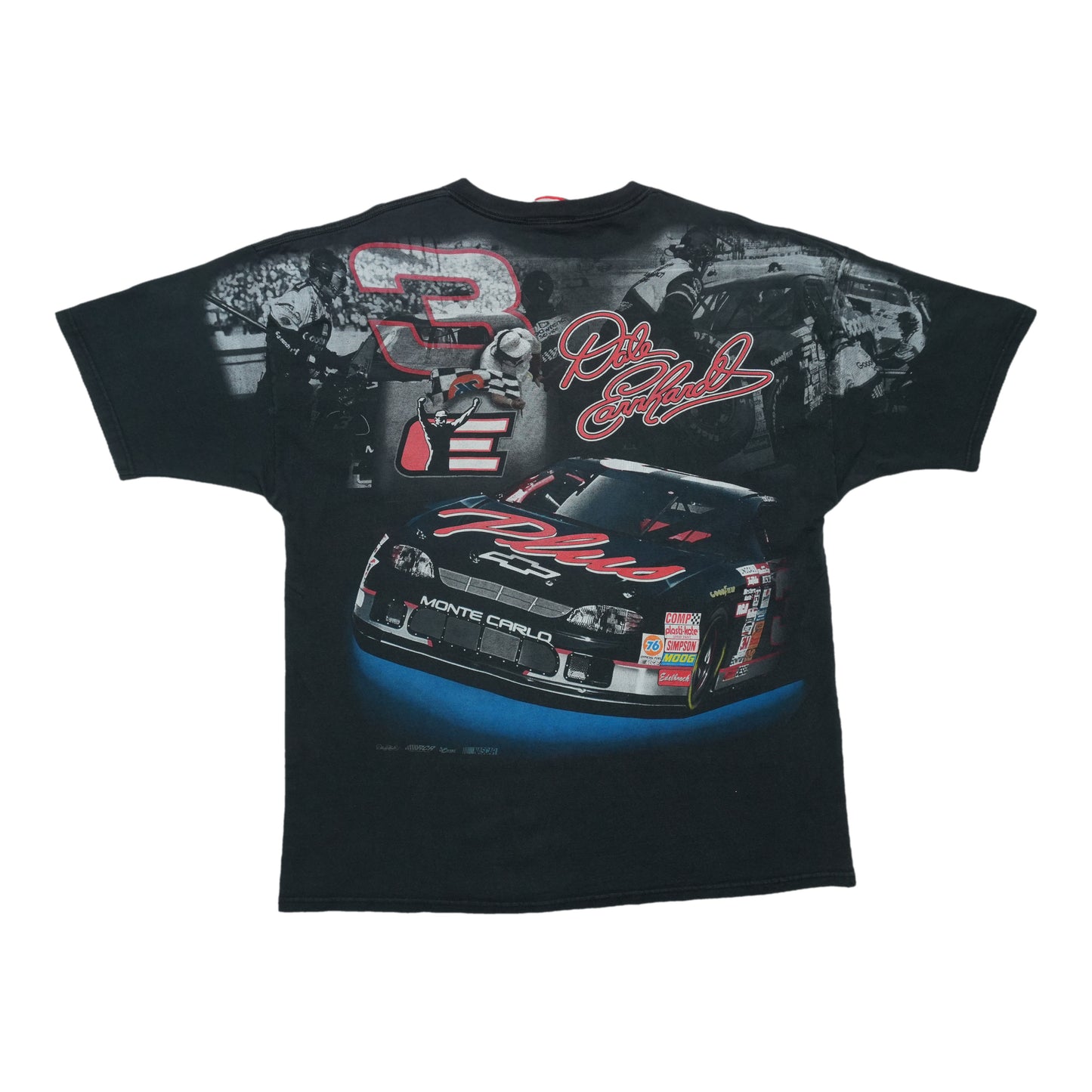 1990s Dale Earnhardt Goodwrench Man In Black Shirt Back
