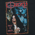 2001 Ozzy Osbourne Down to Earth Tour Shirt Front Graphic