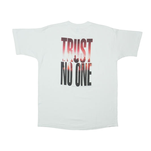 1998 The X-Files Trust No One Shirt Back