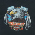 1990s Harley Davidson Eagle Dreamcatcher V-Twin ShirtFront Graphic