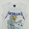 1990s Metallica Their Money Tips Her Scales Again Sleeveless Shirt Detail 1