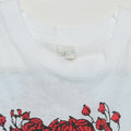 1990 Grateful Dead 25th Anniversary Skull Roses Shirt Detail