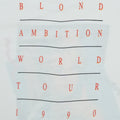 1990 Madonna Blond Ambition World Tour Shirt Back Detail 1