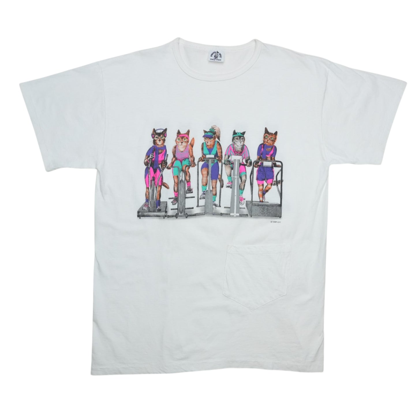 1990s Cat Cycling Shirt Front