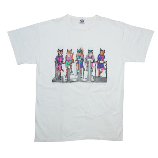 1990s Cat Cycling Shirt Front