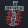 1992 Black Sabbath Dehumanzier Tour Shirt