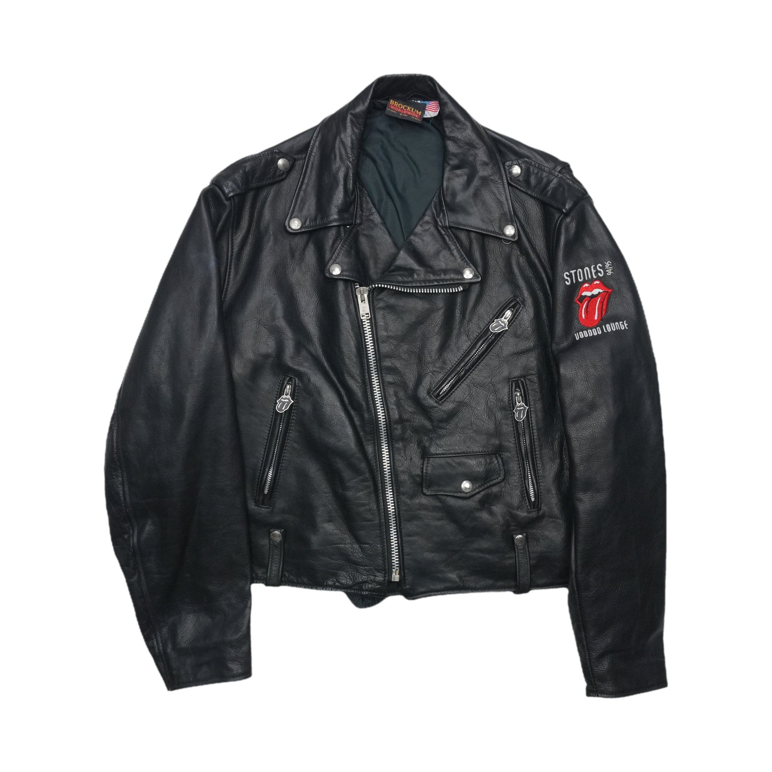 1994 Rolling Stones Voodoo Lounge Leather Jacket | WyCo Vintage
