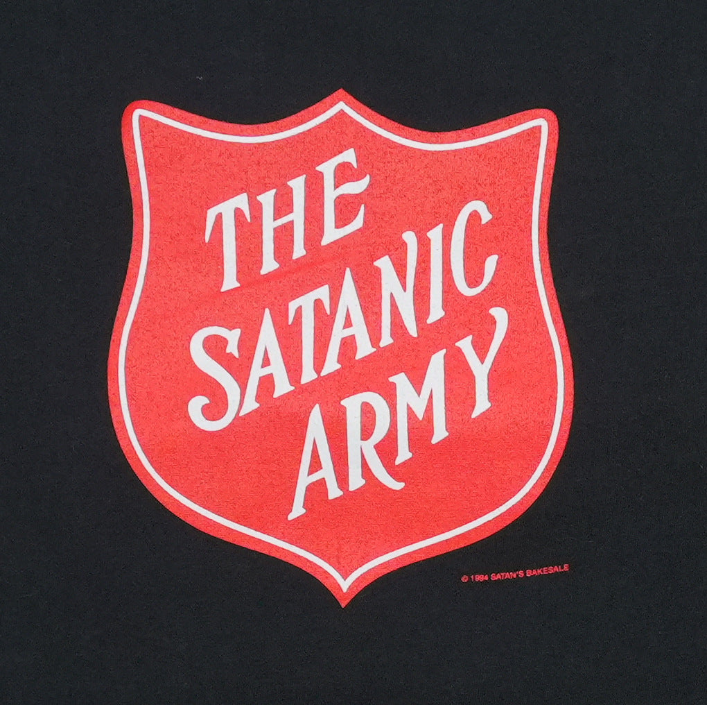 1990s Marilyn Manson Satanic Army Shirt Front Graphic
