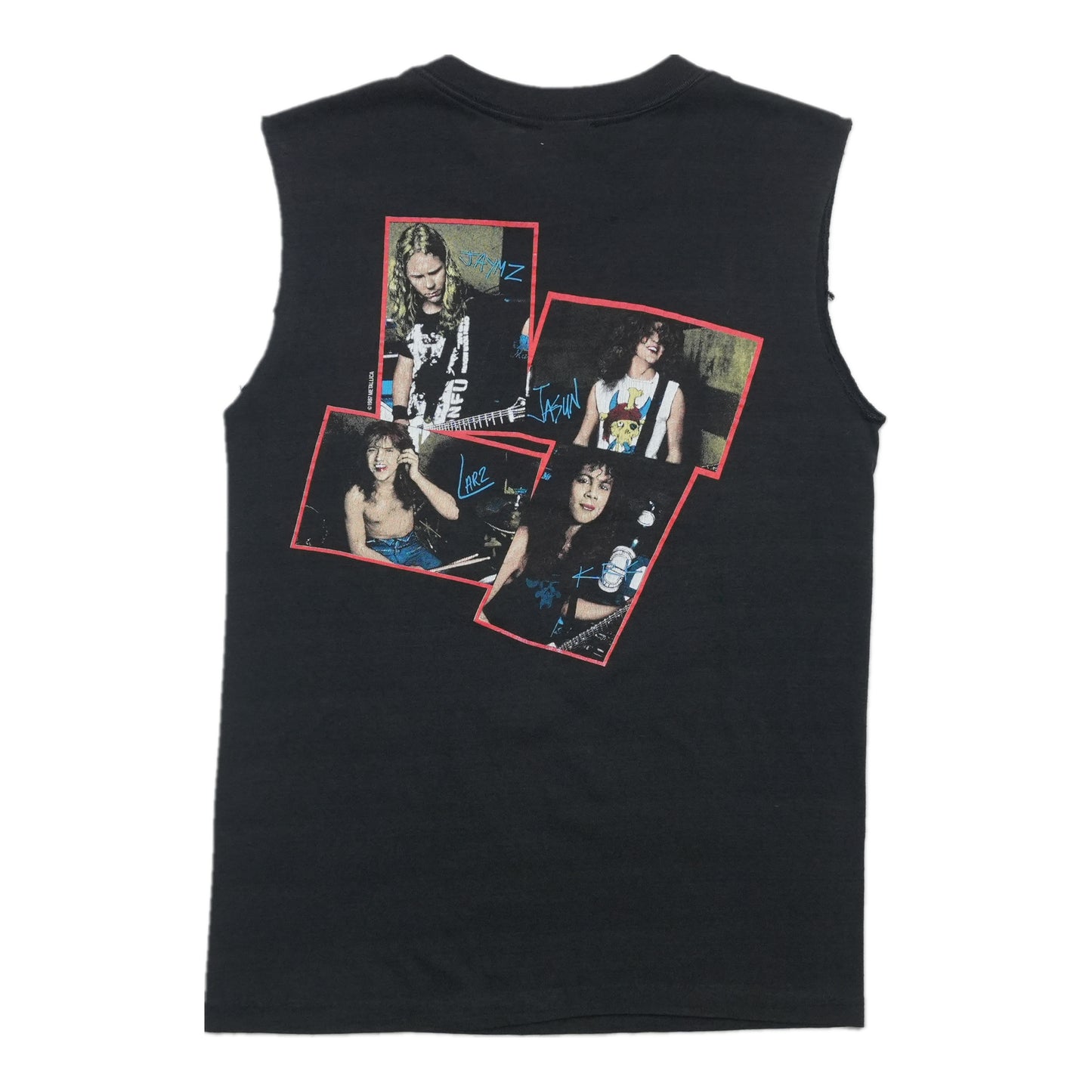 1987 Metallica Shirt Back