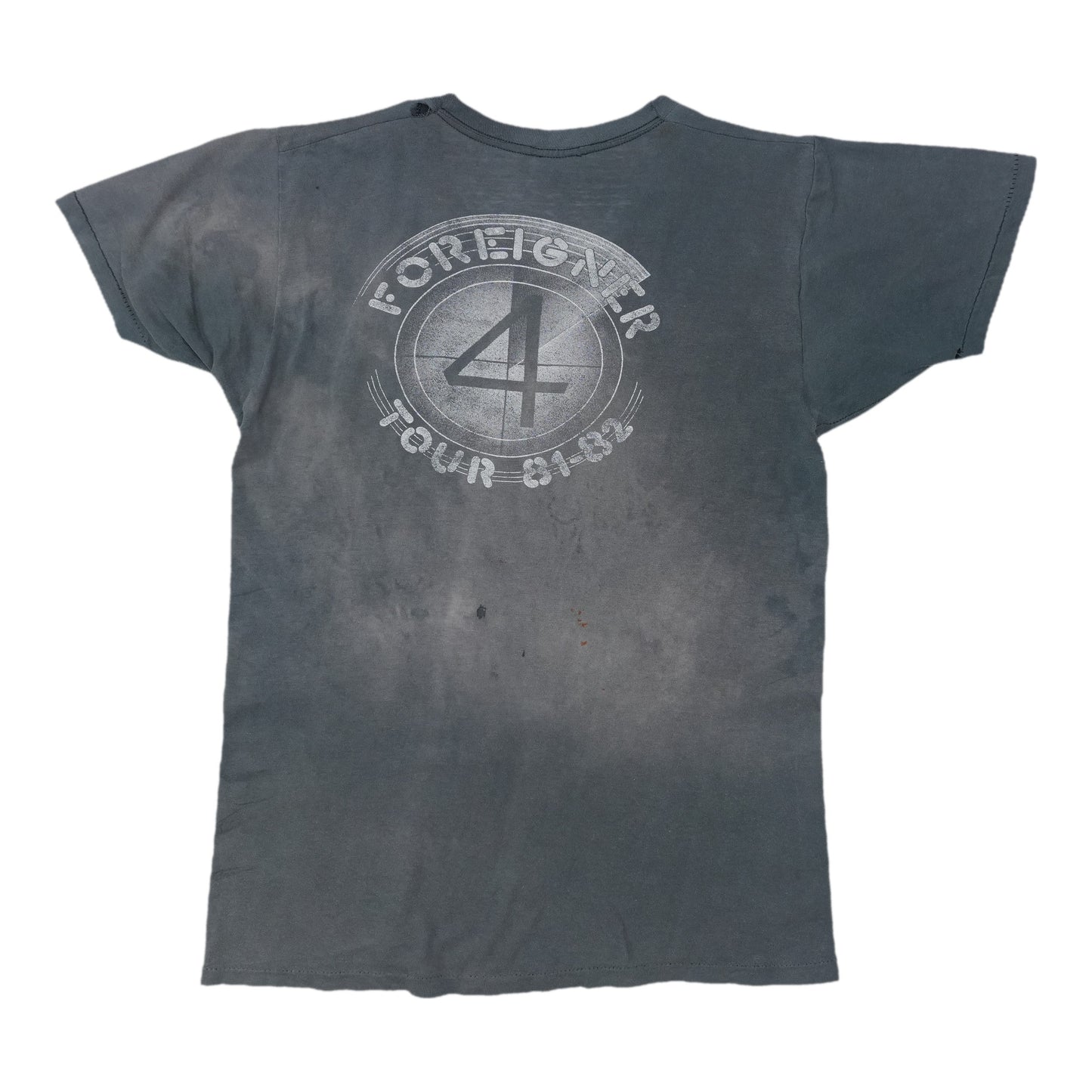 1981 Foreigner 4 Tour Shirt Back