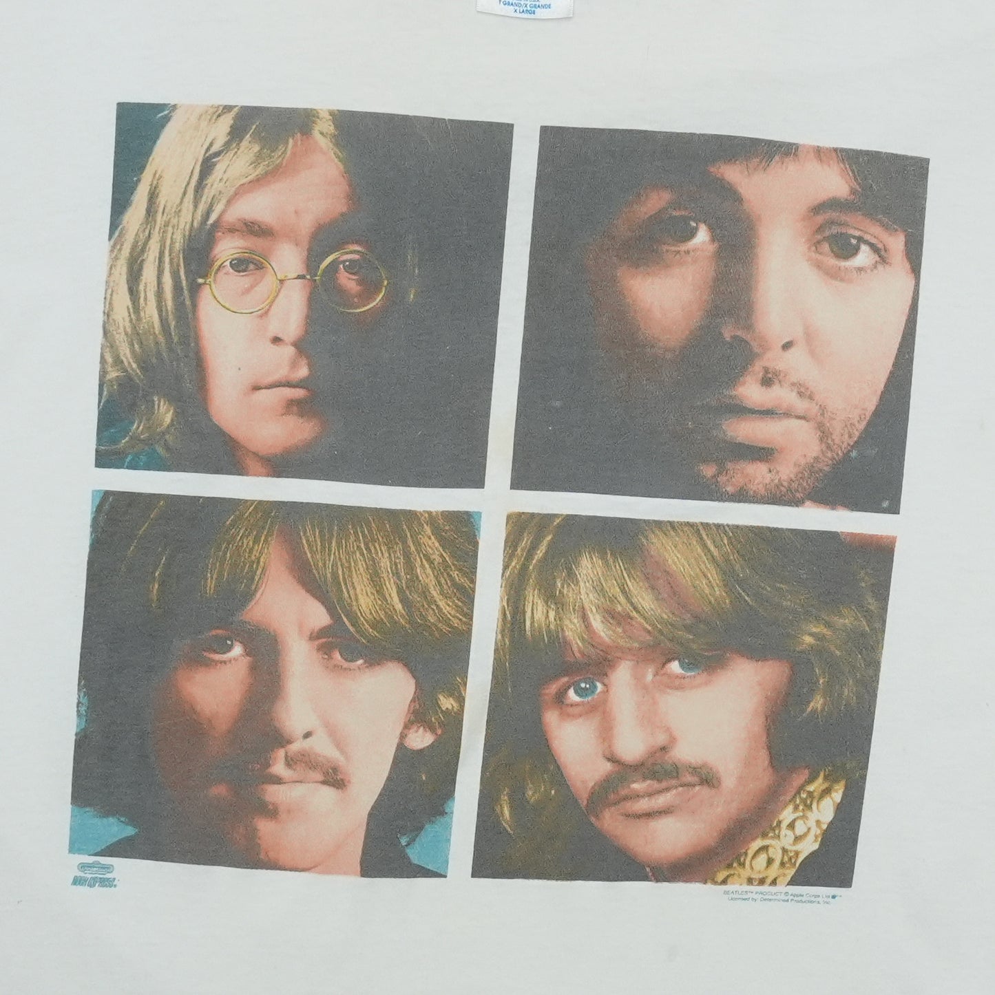 1990s Beatles Let It Be Shirt Front Graphic