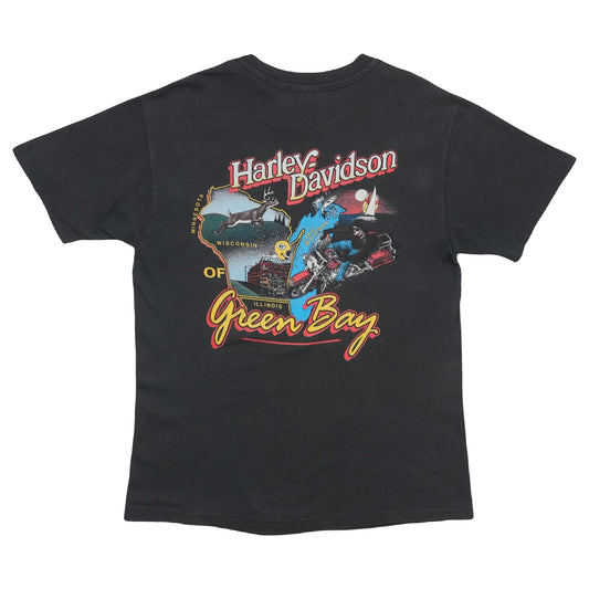 1992 Harley Davidson Green Bay Shirt