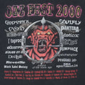 2000 Ozzfest Tour Shirt Back Graphic