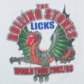 2002 Rolling Stones Licks World Tour Shirt Detail 2