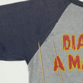 1981 Ozzy Osbourne Diary Of A Madman Raglan Shirt Detail 6