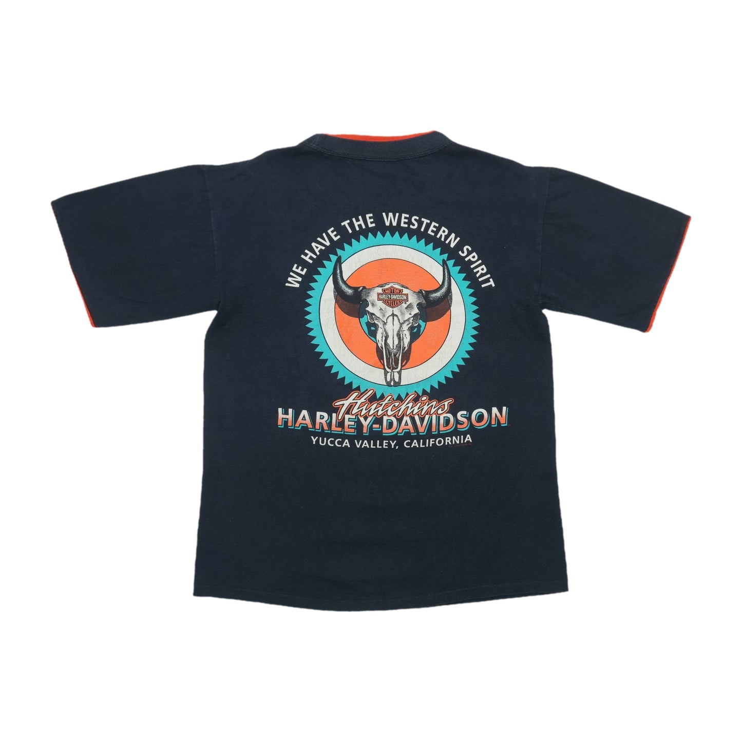 1990s Harley Davidson Yucca Valley California Shirt Back