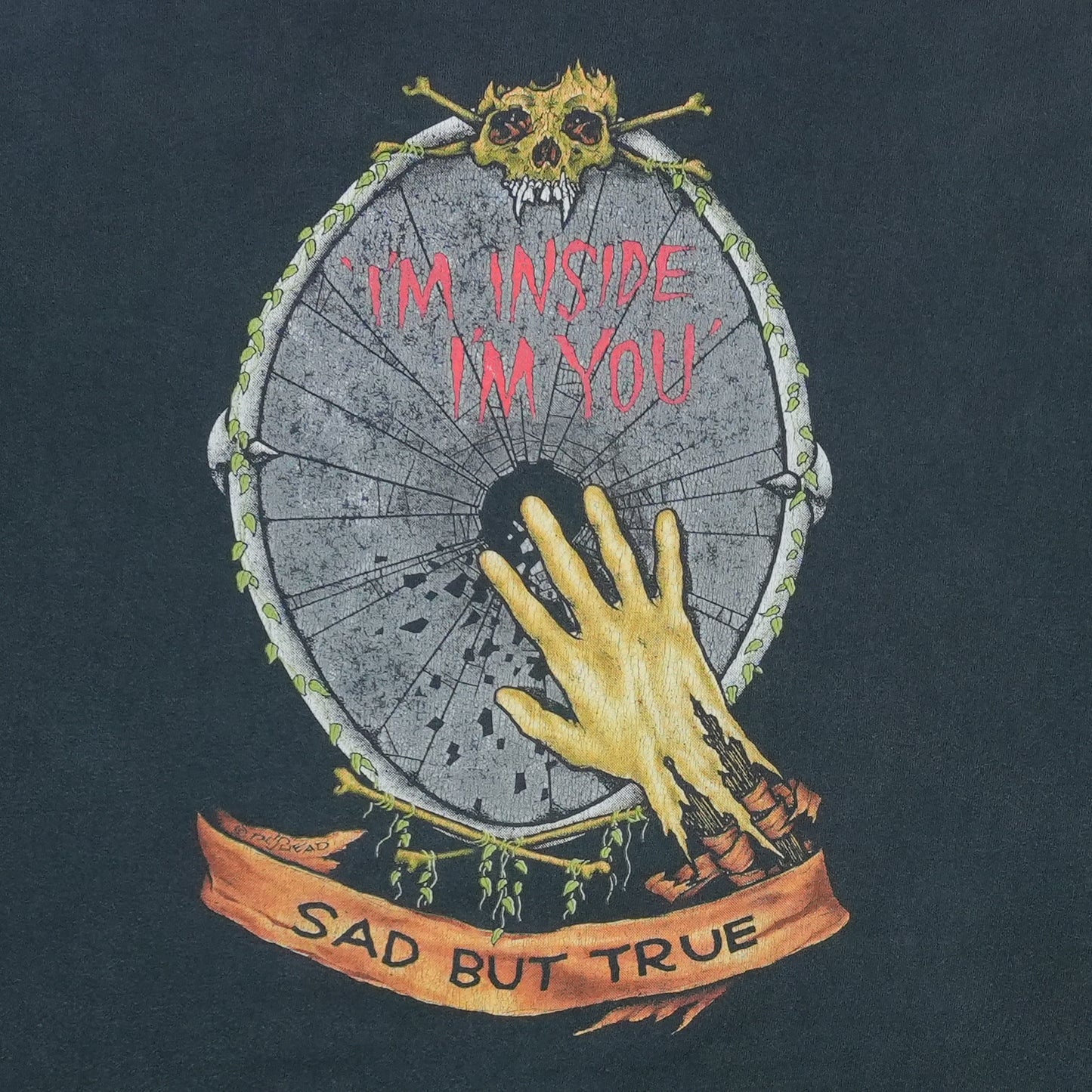 1991 Metallica Sad But True Shirt Back Detail 2