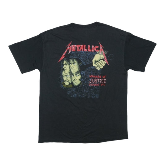 1988 Metallica And Justice For All Shirt Back