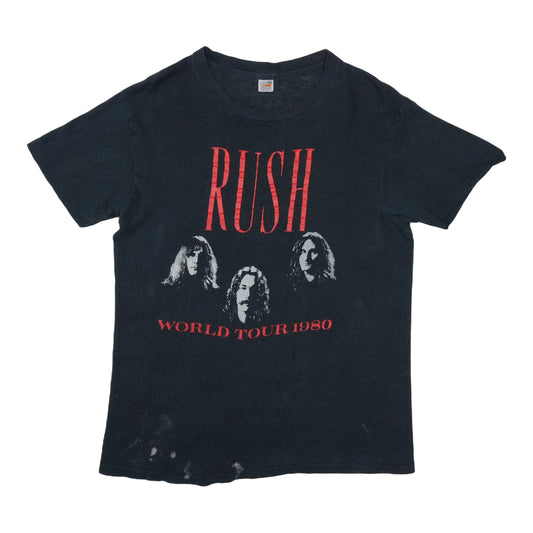 1980 Rush World Tour Shirt Front