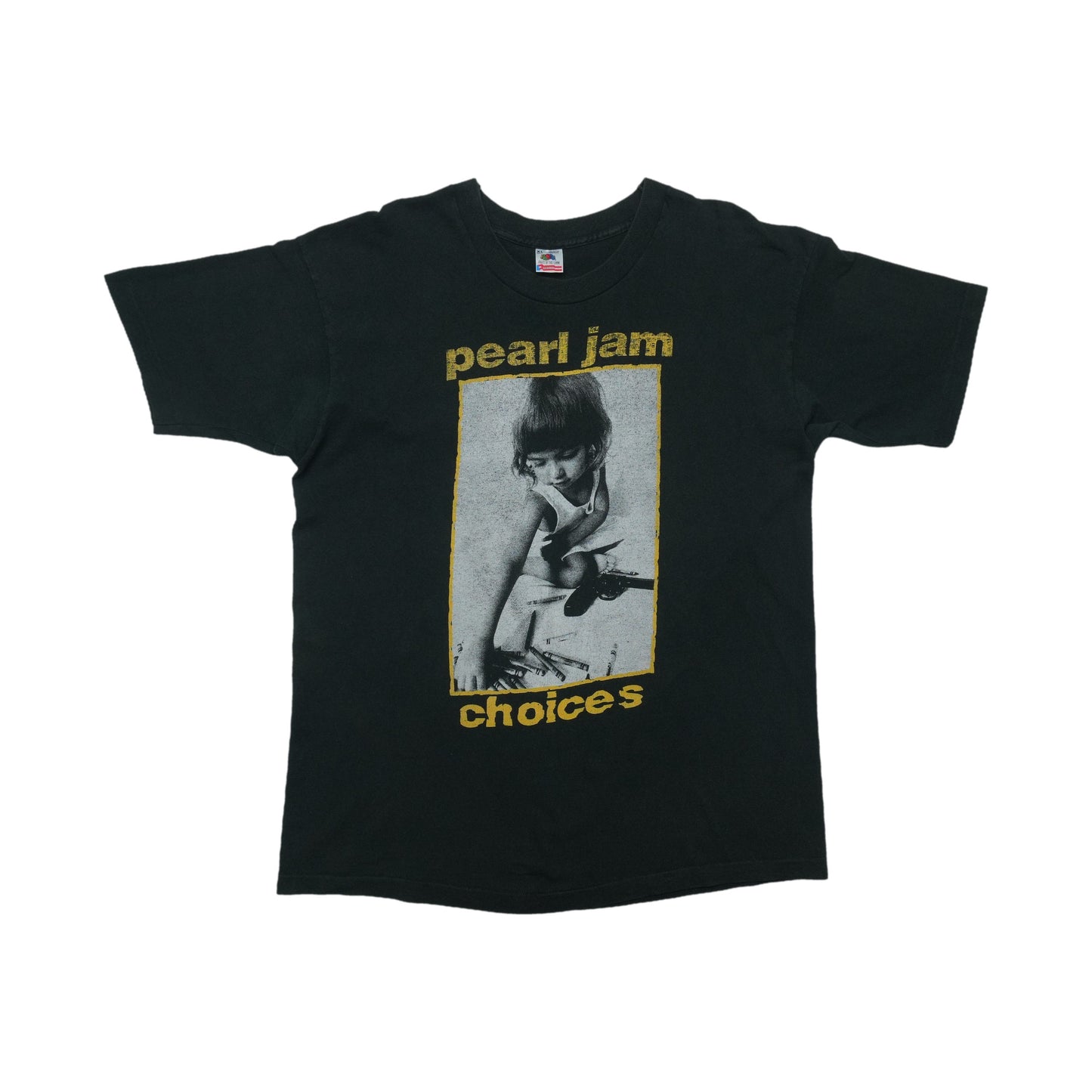 1992 Pearl Jam Choices Shirt Front