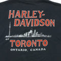 1980s Harley Davidson Eagle Number One Stars Stripes ShirtBack Graphic